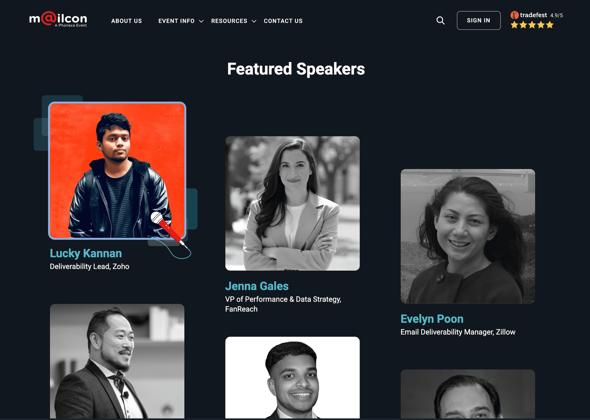 Lucky Kannan speaking at MailCon 2025, New York